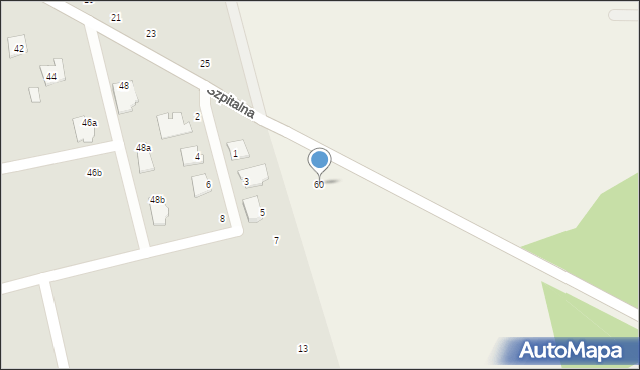 Brzóski Brzezińskie, Brzóski Brzezińskie, 60, mapa Brzóski Brzezińskie