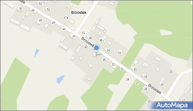 Brzostek, Brzostek, 37, mapa Brzostek