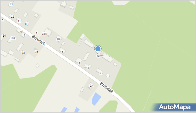 Brzostek, Brzostek, 3a, mapa Brzostek