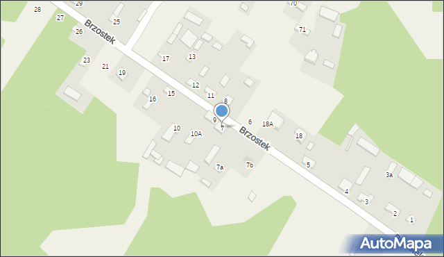 Brzostek, Brzostek, 7, mapa Brzostek