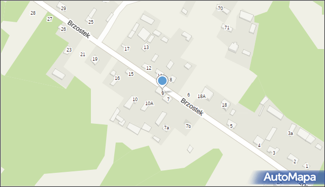 Brzostek, Brzostek, 9, mapa Brzostek