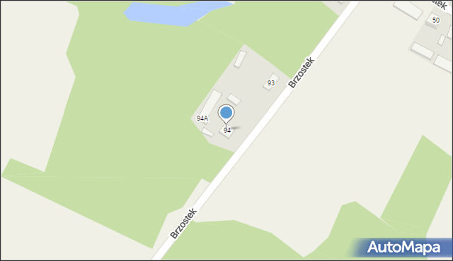 Brzostek, Brzostek, 94, mapa Brzostek