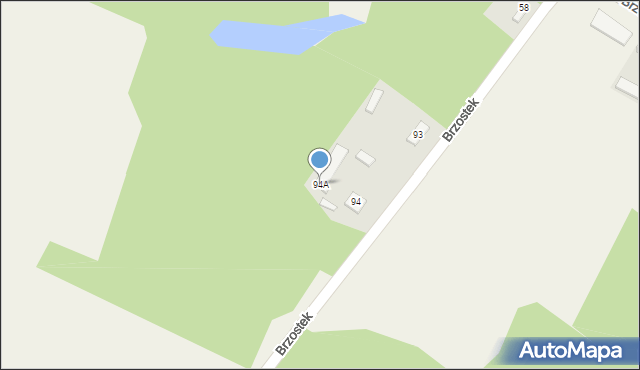 Brzostek, Brzostek, 94A, mapa Brzostek