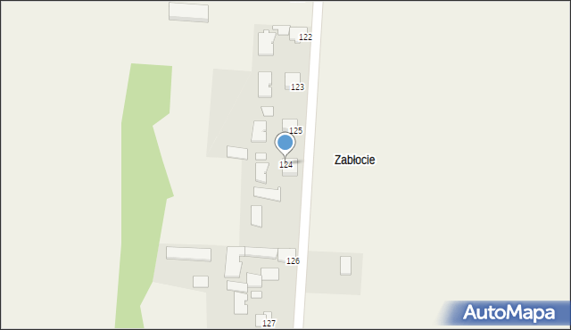 Brzostków, Brzostków, 124, mapa Brzostków