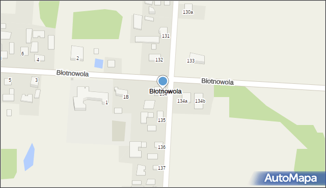 Brzostków, Brzostków, 134, mapa Brzostków