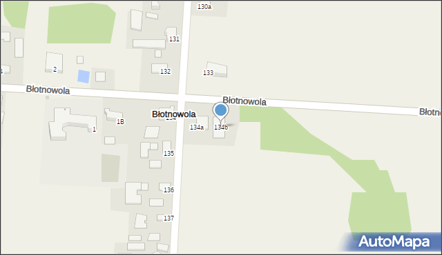 Brzostków, Brzostków, 134b, mapa Brzostków