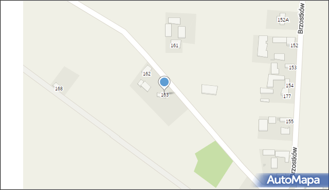 Brzostków, Brzostków, 163, mapa Brzostków