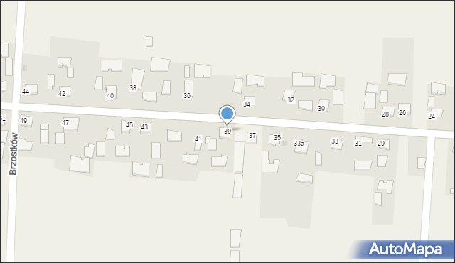 Brzostków, Brzostków, 39, mapa Brzostków