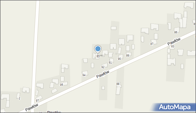 Brzostków, Brzostków, 93, mapa Brzostków