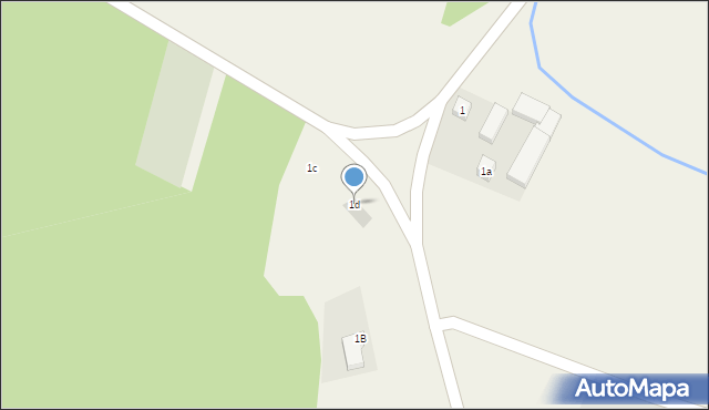 Brzóstków, Brzóstków, 1d, mapa Brzóstków