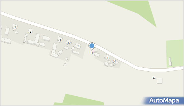 Brzóstków, Brzóstków, 8, mapa Brzóstków