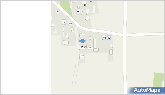 Brzostowa Góra, Brzostowa Góra, 65A, mapa Brzostowa Góra