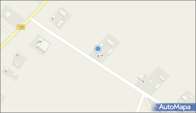 Brzostowiec, Brzostowiec, 8, mapa Brzostowiec