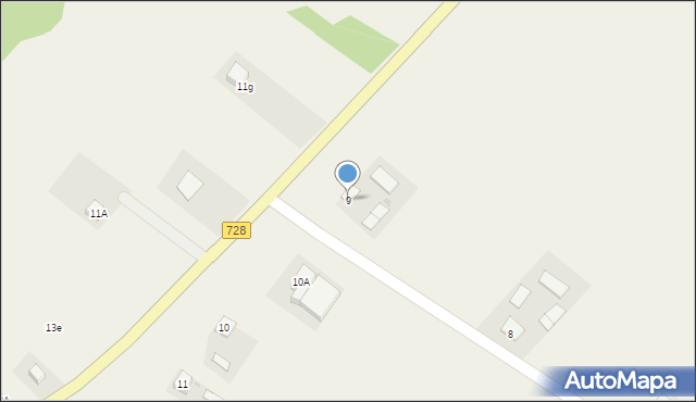 Brzostowiec, Brzostowiec, 9, mapa Brzostowiec