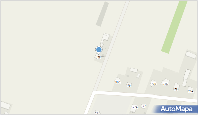 Brzostówiec, Brzostówiec, 58, mapa Brzostówiec