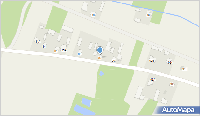 Brzostówiec, Brzostówiec, 87, mapa Brzostówiec
