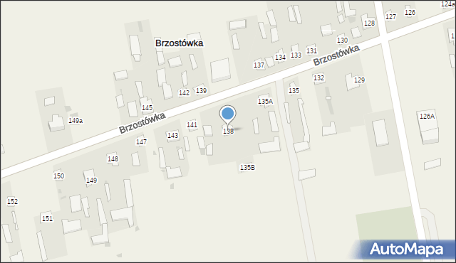 Brzostówka, Brzostówka, 138, mapa Brzostówka