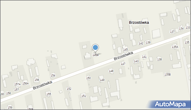 Brzostówka, Brzostówka, 149a, mapa Brzostówka