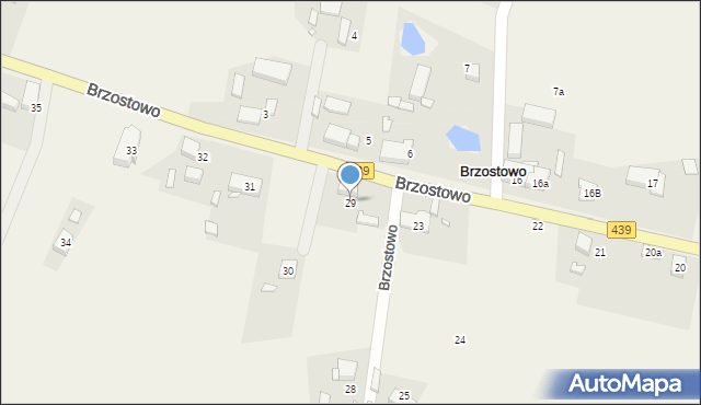 Brzostowo, Brzostowo, 29, mapa Brzostowo