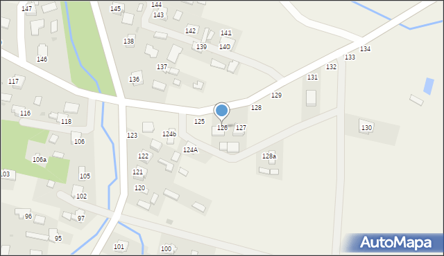 Brzóza Królewska, Brzóza Królewska, 126, mapa Brzóza Królewska