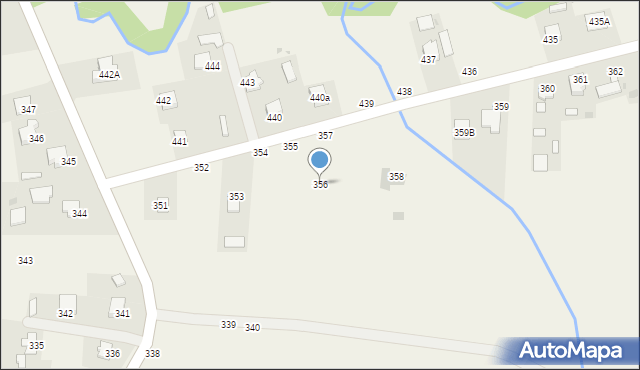 Brzóza Królewska, Brzóza Królewska, 356, mapa Brzóza Królewska