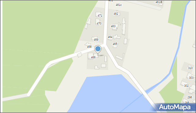 Brzóza Królewska, Brzóza Królewska, 466a, mapa Brzóza Królewska
