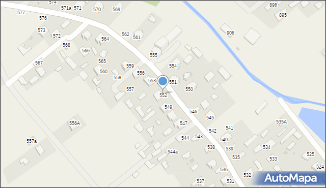 Brzóza Królewska, Brzóza Królewska, 552, mapa Brzóza Królewska