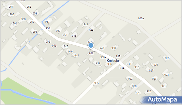 Brzóza Królewska, Brzóza Królewska, 942, mapa Brzóza Królewska