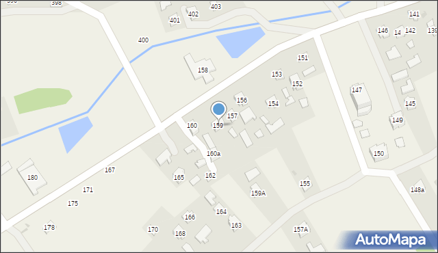 Brzóza Stadnicka, Brzóza Stadnicka, 159A, mapa Brzóza Stadnicka