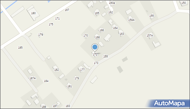 Brzóza Stadnicka, Brzóza Stadnicka, 172, mapa Brzóza Stadnicka