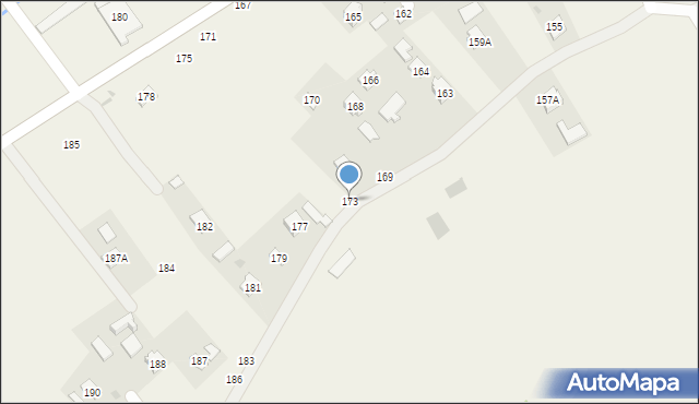 Brzóza Stadnicka, Brzóza Stadnicka, 173, mapa Brzóza Stadnicka