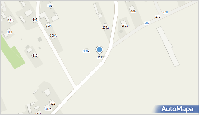 Brzóza Stadnicka, Brzóza Stadnicka, 298, mapa Brzóza Stadnicka