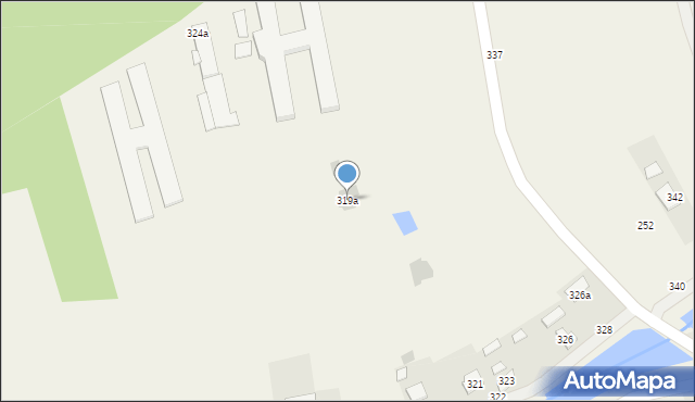 Brzóza Stadnicka, Brzóza Stadnicka, 319a, mapa Brzóza Stadnicka