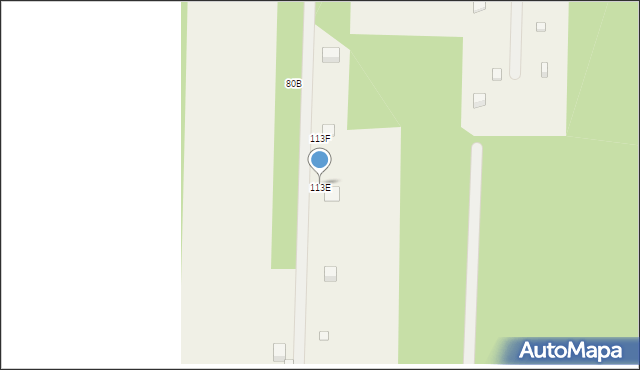 Brzóze Duże, Brzóze Duże, 113E, mapa Brzóze Duże
