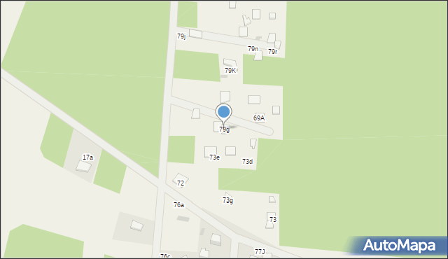Brzóze Duże, Brzóze Duże, 79g, mapa Brzóze Duże