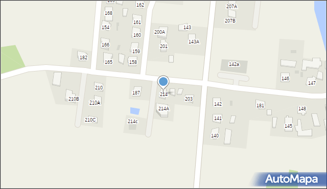 Brzozie, Brzozie, 214, mapa Brzozie