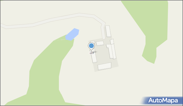 Brzozie Lubawskie, Brzozie Lubawskie, 115, mapa Brzozie Lubawskie