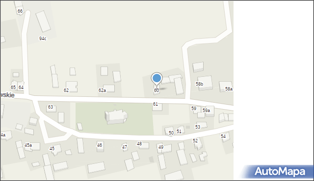 Brzozie Lubawskie, Brzozie Lubawskie, 60, mapa Brzozie Lubawskie