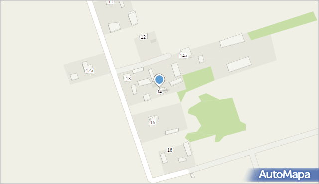 Brzózka, Brzózka, 14, mapa Brzózka