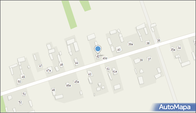 Brzózka, Brzózka, 42, mapa Brzózka