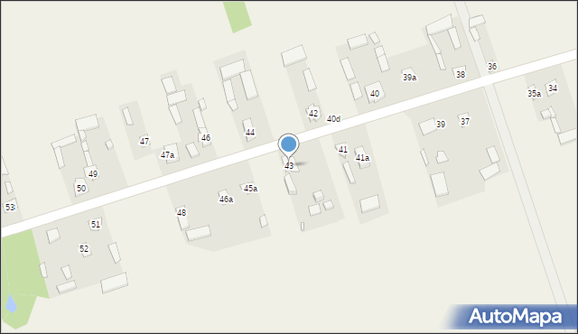 Brzózka, Brzózka, 43, mapa Brzózka