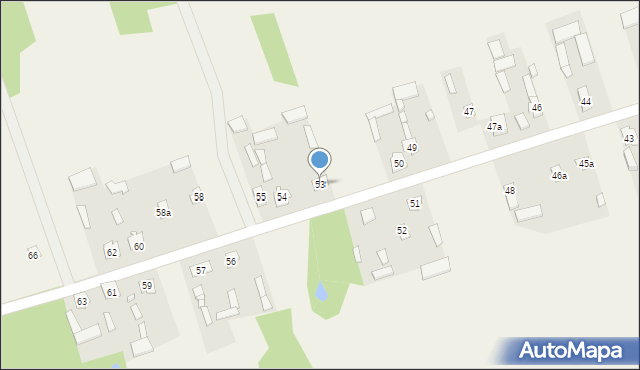 Brzózka, Brzózka, 53, mapa Brzózka