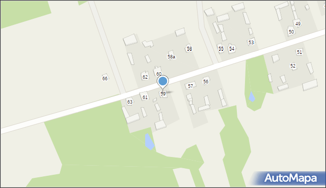 Brzózka, Brzózka, 59, mapa Brzózka