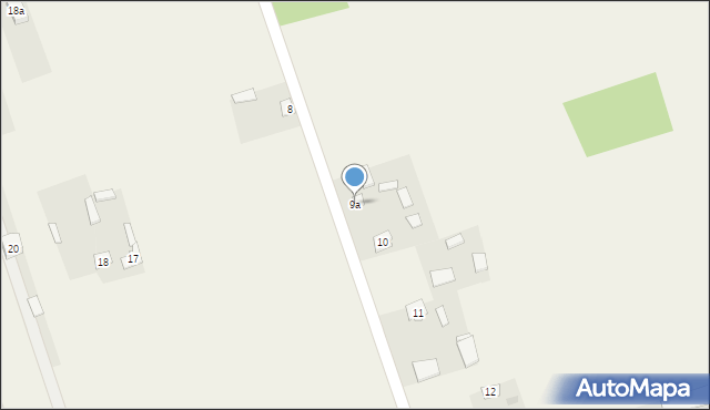 Brzózka, Brzózka, 9a, mapa Brzózka