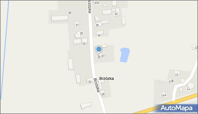 Brzózka, Brzózka, 31, mapa Brzózka