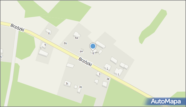 Brzózki, Brzózki, 4, mapa Brzózki
