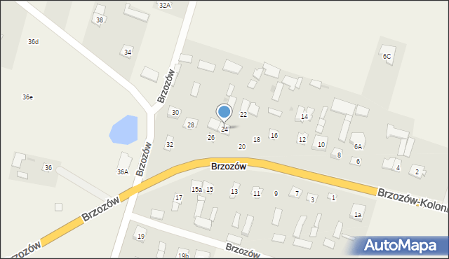 Brzozów, Brzozów, 24, mapa Brzozów
