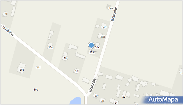 Brzozów, Brzozów, 32A, mapa Brzozów