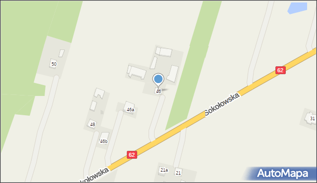 Brzozów, Brzozów, 46, mapa Brzozów