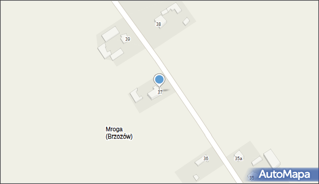 Brzozów, Brzozów, 37, mapa Brzozów
